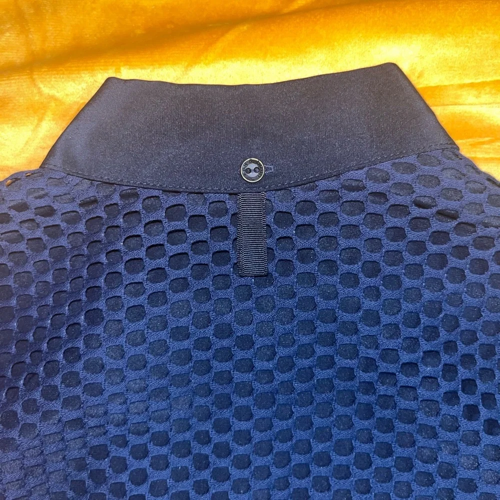 Navy Rag & Bone Mesh Shirt - Picture 6 of 7